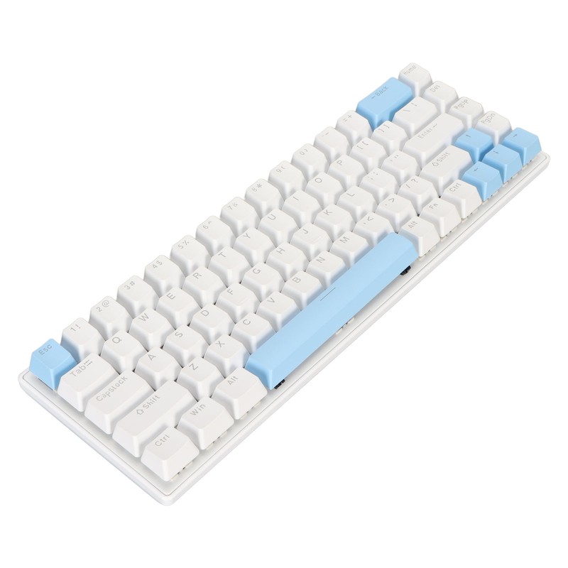 Gaming Keyboard USB 68 Keys Blue Switch N Key Rollover