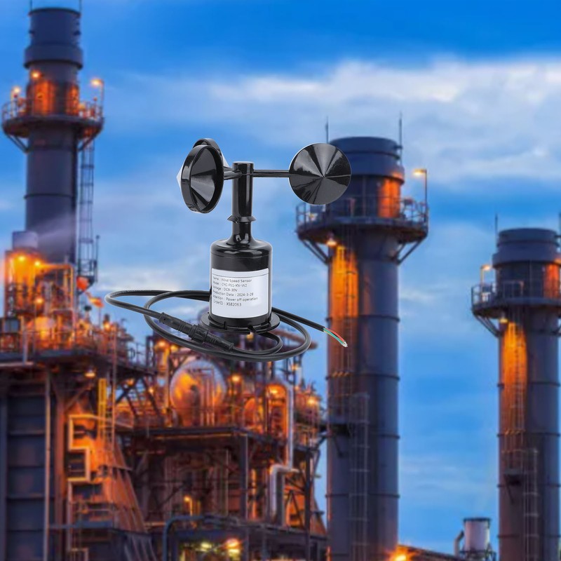 Wind Speed Sensor Professional High Accuracy 3 Cups Wind Speed