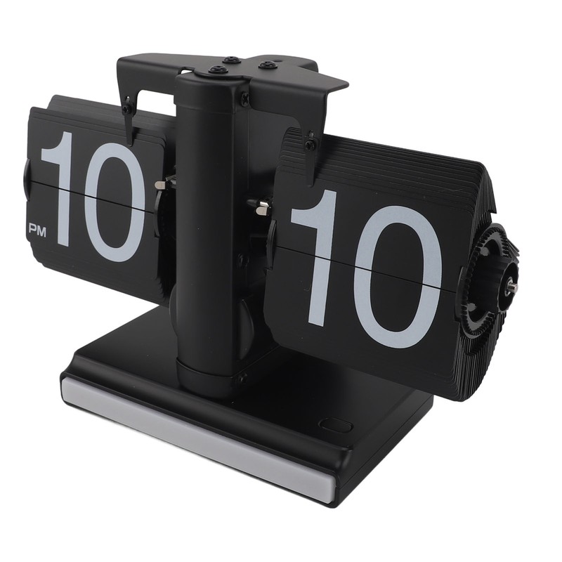 Retro Digital Flip Down Clock Battery Powered Flip Desk Clock