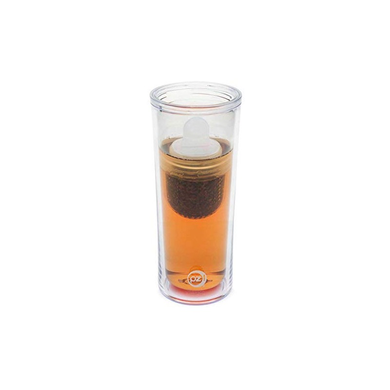 Zak! Designs Hayden Insulated Travel Tumbler for Tea, Emerald, 16.5-Ounces