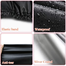 Mobility Scooter Cover,Waterproof Scooter Cover Wheelchair Cover for Storage,Mobility Scooter Accessories for All-Weather Outdoor Protection Dust Cover - 55"x 26" x 36" (L x W x H)