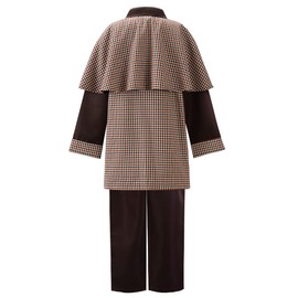 ReliBeauty Detective Costume Kids Girls and Boys,10-12/150