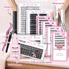 Cluster Eyelashes, Pack of 72 Individual Eyelashes, Eyelash Cluster DIY