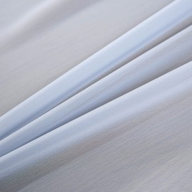 YUNSHANGHE Modern Chiffon Table Runner, 70 x 600 cm, Washable Tablecloth, Wedding Decorative Fabric Table Runner, Table Decoration for Wedding, Birthdays, Communion (Haze Blue)