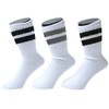 Health Knit HKAD20-SET01 Men's Unisex Socks, Elasticity, 3 PSET, N
