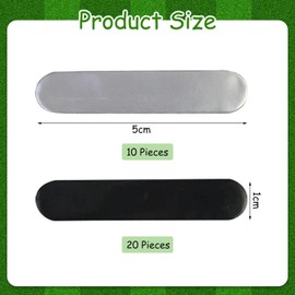TVSVKWE 30 Pieces Of Golf Club Weight Lead Sheets, Golf Accessories, Sticky Lead Sheets, Club Weight Gain.
