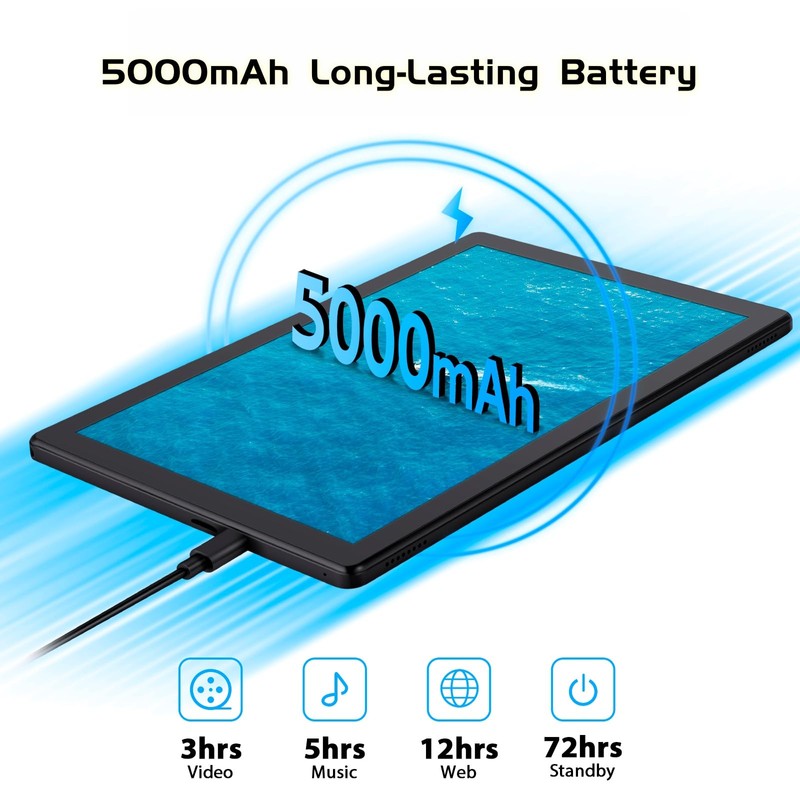 paitanry Android 15 Tablet - Tablets for Adults, 10.1 Inch