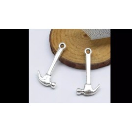 Unbranded Dollhouse Hammer Set 4 Pieces Metal 1/12 Scale