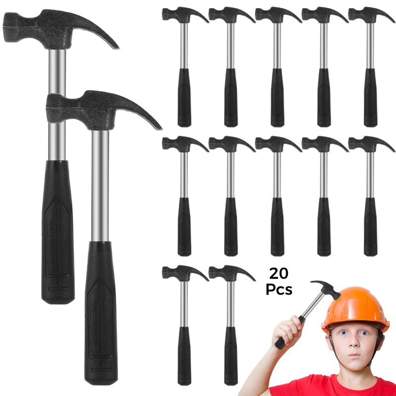 20 Pcs Mini Claw Hammers, Small Hammers for Little Ones,