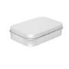 6X Metal Hinged Tin Box Container Blank Portable Small Storage
