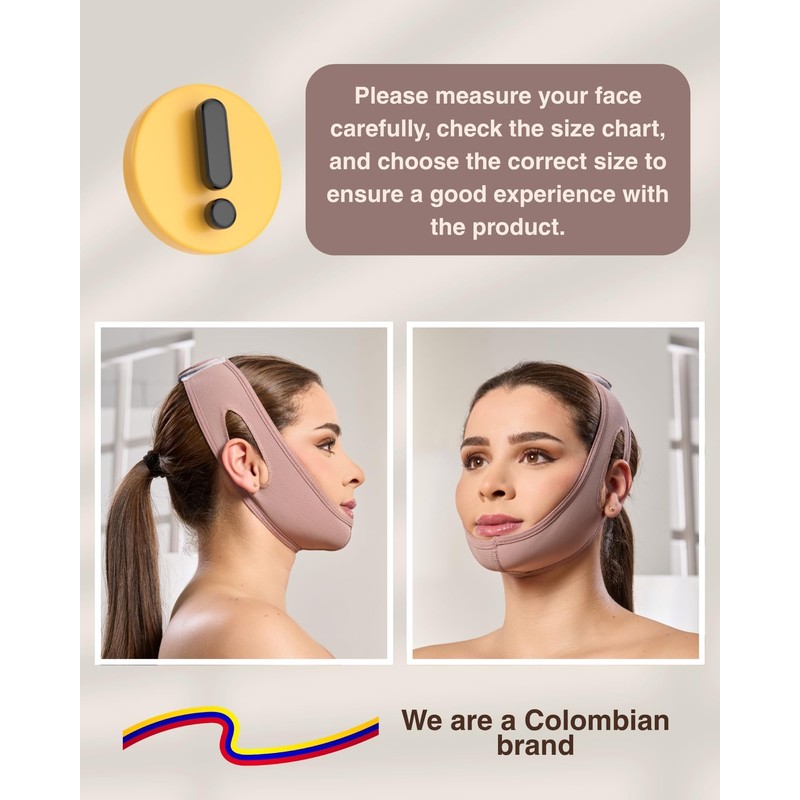 SHAPE CONCEPT Chin Strap for Sleeping 320 with Powernet, Otoplasty
