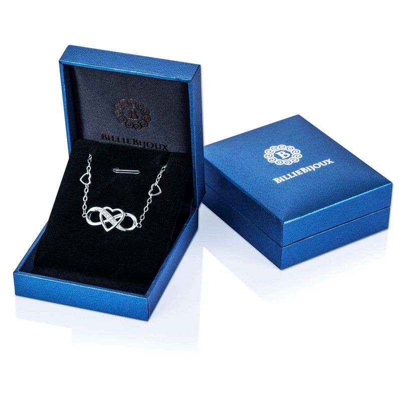Billie Bijoux Women 925 Sterling Silver Infinity Bracelet Forever Love”