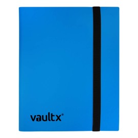 Vault X File Folder - 4 Compartments Trading Cards Folder - 160 Compartments with Side Opening for Playing Cards to Collect and Exchange