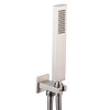 Ownace Square Solid Brass Brushed Nickel Hand Held Shower Head