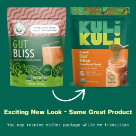 Polvo Superalimento Kuli Kuli Gut Bliss 180 Ml Con Moringa Y