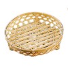 yamako- Who Bamboo Hors D 'oeuvres Basket, Foot with Basket