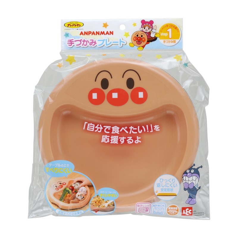 Anpanman Children Dish (With Fix Rubber)
