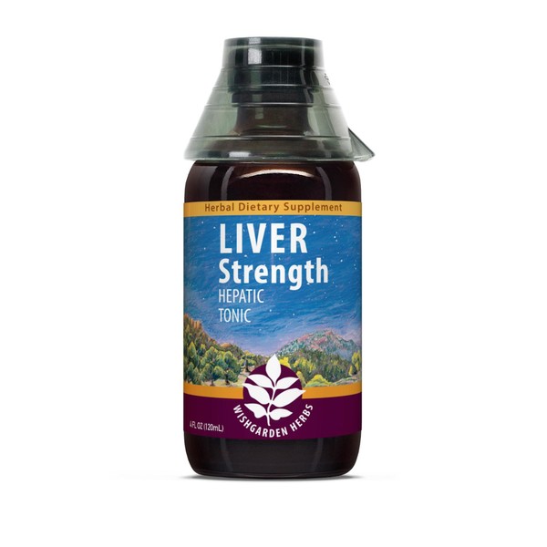 WishGarden Herbs Liver Strength Normalizing Tonic - Natural Herbal Daily Liver Support Supplement with Dandelion Root & Yellow Dock, Support Liver Cleanse Detox & Repair & Healthy Liver Function, 4oz