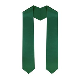 Gradwear Graduation Stole - Multiple Colors, Unisex Graduation Sash, Standard, Hunter Green