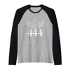 444 Angel Number A Powerful and Spiritual Symbol Raglan Baseball