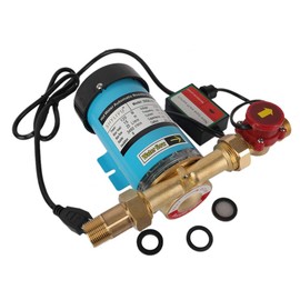 SHYLIYU Home Pressure Booster Pump115V/60HZ 120W 1 inch Outlet Circulating Pump Automatic Shower Booster Pump with Water Flow Switch for Whole House System