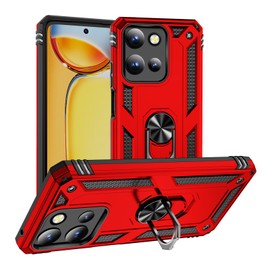 Korecase Kickstand Case for Moto G Play 2026/G 2026, 6.7-inch,Red