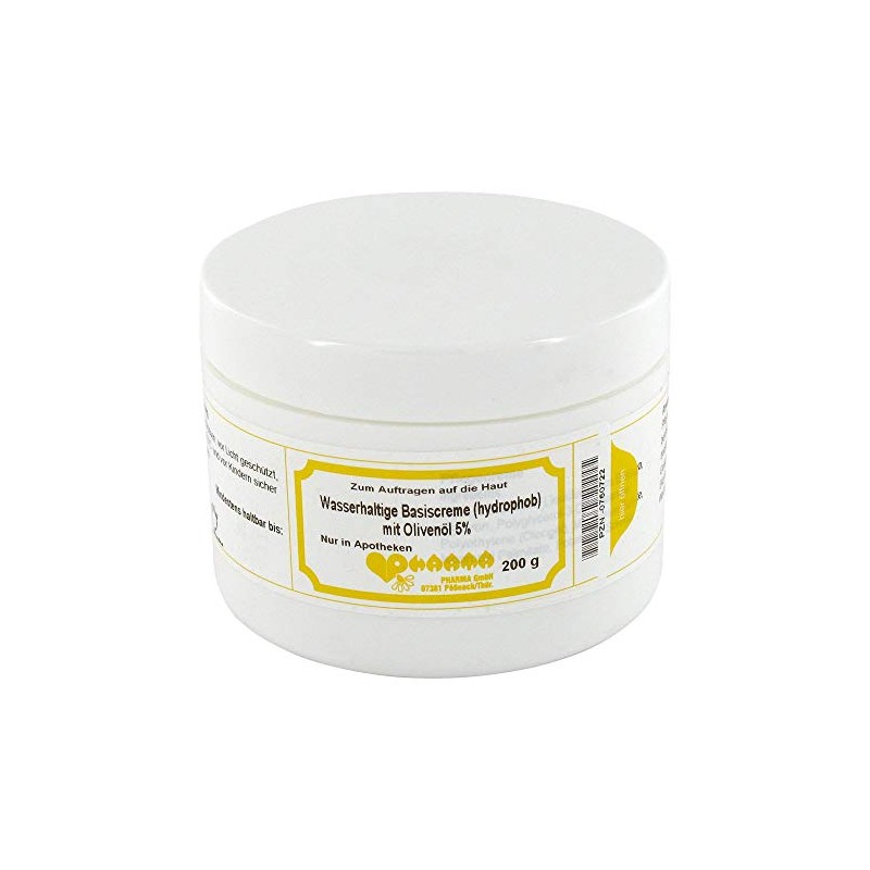 Hydrophobic Base Cream with 5% Olive Oil 200 g