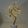 72LEDs Light Tree Shape USB Or Battery Powered Golden FivePointed