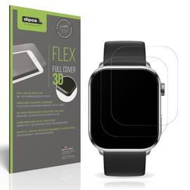 dipos FLEX 2x Matte Screen Protectors Suitable for Ice-Watch Smart 3.0 1.78 Inch, Anti-Reflective, 100% Display Cover, Fingerprint Compatible, Case-Friendly, Full Cover Screen Protector Film