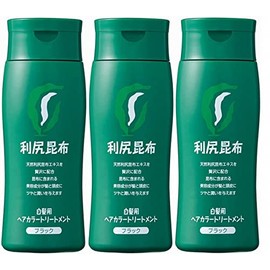 利尻 昆布 heakara-tori-tomento Dyes His Hair. (Black) 200x3 Book 4582142694041 