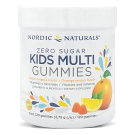Nordic Naturals Kids Multi - Sabores Mixtos 120.00 Gomas Sabor Naranja-limón