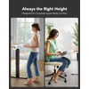 HUANUO Keyboard Tray Under Desk, 360 Adjustable Ergonomic Sliding Keyboard