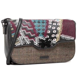 Desigual Women's Accessories PU Across Body Bag, Black, U EU, black