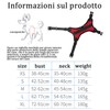 MENGTEQI Professional Dog Harness, Comfortable and Breathable, Adjustable for Small