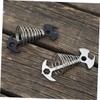 KOMBIUDA 3sets Camping Tent Stakes Fish Bone Nail Ground Nails