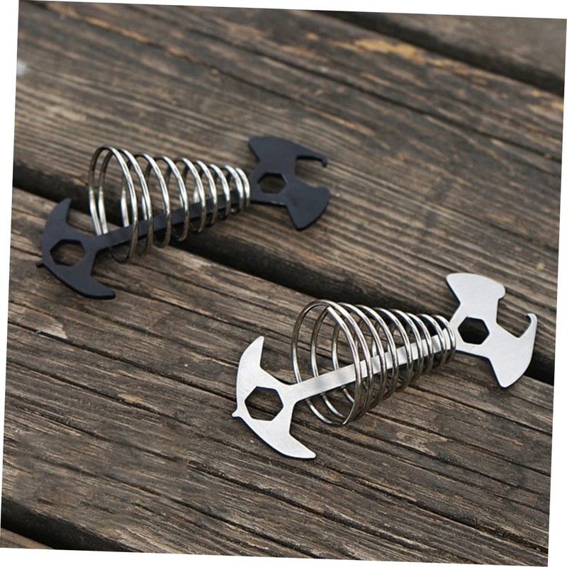 KOMBIUDA 3sets Camping Tent Stakes Fish Bone Nail Ground Nails