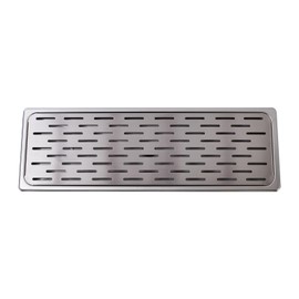 Stainless Steel Drip Tray - Perfect for Homes, Clubs, Bars, Cafes, Restaurants, Hotels, Or Commercial Use - Easy to Clean, No Drainage Required (L)