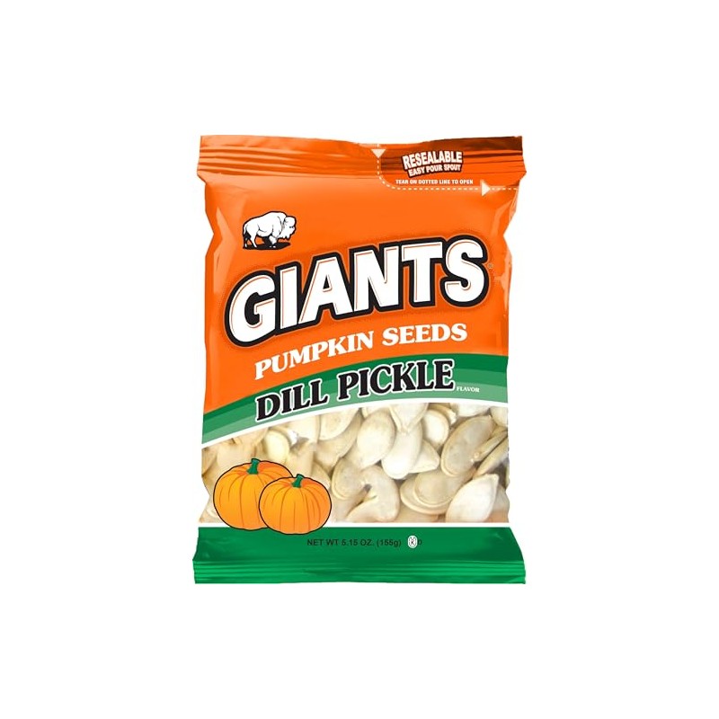 GIANTS Dill Pickle Pumpkin Seeds - Pumpkin Seeds to Eat,