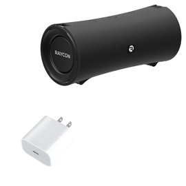 BoxWave Charger Compatible with Raycon Fitness Speaker - PD GAN miniCube (30W), 30W Tiny PD GAN Type-C Wall Charger - Winter White