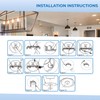 OHLECTRIC Recessed Can Light Conversion Kit to Pendant Lights –