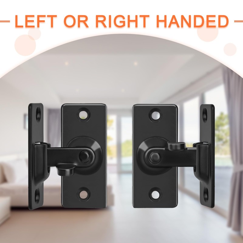 KOVOSCH 2 Pack Screen Door Latch 90 Degree, 1.73 x