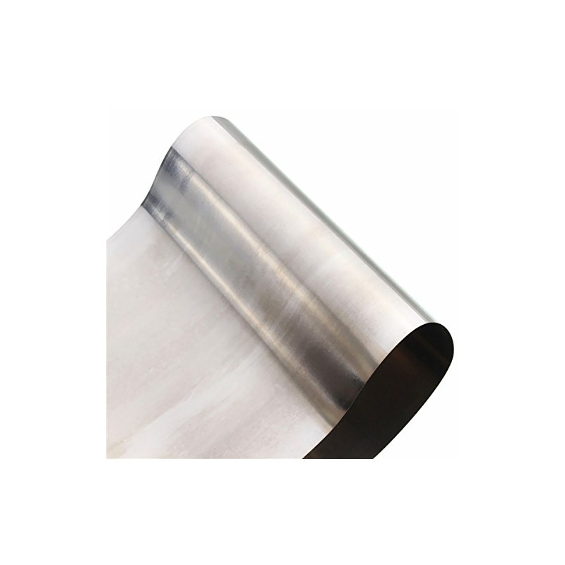 HonFitat Silver Stainless Steel Sheet 0.1 x 100 x 1000