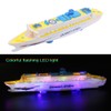 Electric Ocean Liner Cruise Ship Flashing LED Light Kids Musical
