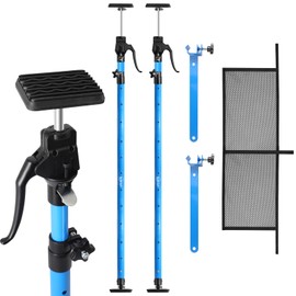 Leikius 2PK 79 inch Heavy Duty Adjustable Cargo Bars,200LB Capacity，Non-Slip Truck Bed Divider for Pickup Truck Bed,Aluminum Handle Cargo Bar for SUV, Trailer, Van, Come with 2 Bars, 2 Dividers, 1 Net