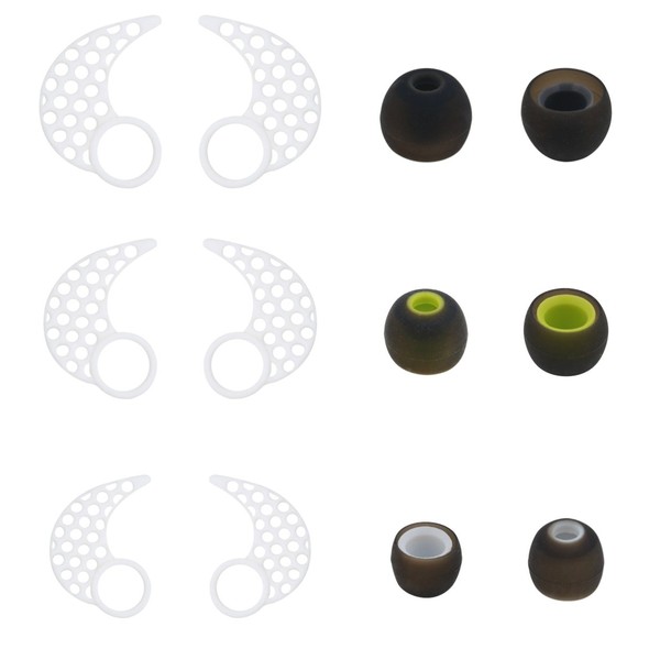 Ear Tips and Ear Fins Set for Jaybird Bluebuds X2