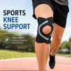 Adjustable Knee Brace for Sports Support – Open-Patella Wrap with