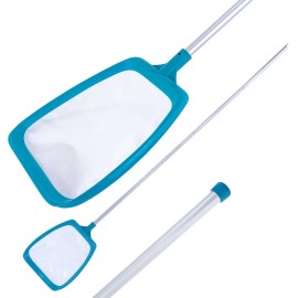 U.S. Pool Supply 6 Foot Swimming Pool Leaf Skimmer Net, Clean Pool, Spa, Pond, Remove Leaves