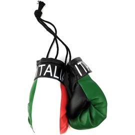 Red Hat Ent Hanging Car Mirror Mini Boxing Gloves (Italy)