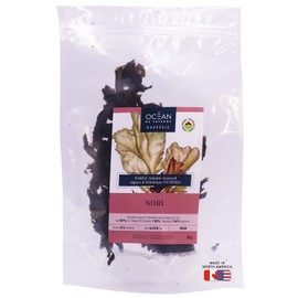 Atlantic’s Nori Whole Seaweed - 20g - Canadian, Organic and Eco-Friendly Certified - Easy to use Sea Vegetable - Hand harvested - Un Ocean de Saveurs