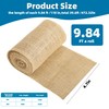 UCandy 4PCS Natural Jute Burlap Tree Protector Wraps, 4.7" x
